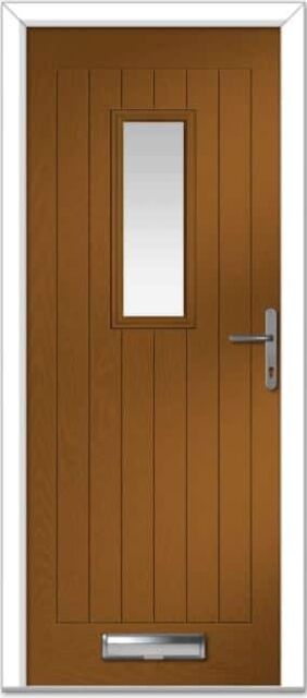 Golden Oak Sunningdale Farmhouse Composite Door