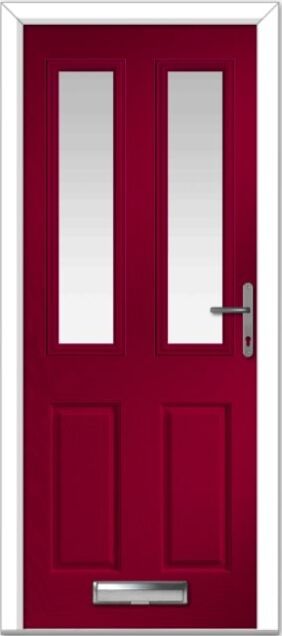 Red Carnoustie Composite Door