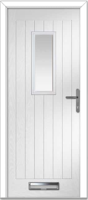 White Sunningdale Farmhouse Composite Door