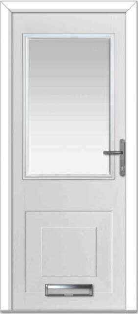 White Tatton Composite Door