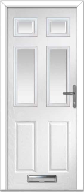 White Troon Composite Door