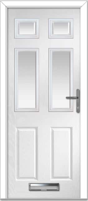 White Troon Composite Door