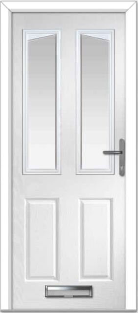 White Penina Composite Door