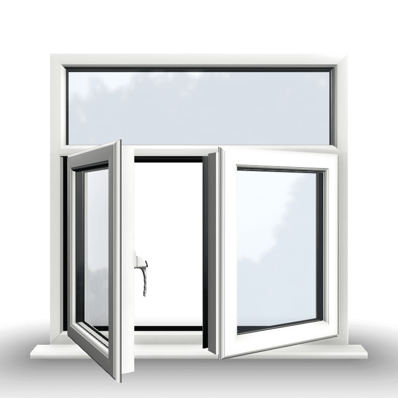 3 Section French Window With Fixed Top Window 1 3 Section French Window With Fixed Top Window
